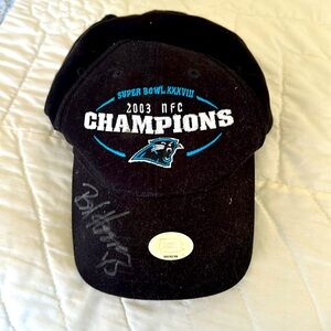 Signed Super Bowl 2003 champions, the Panthers